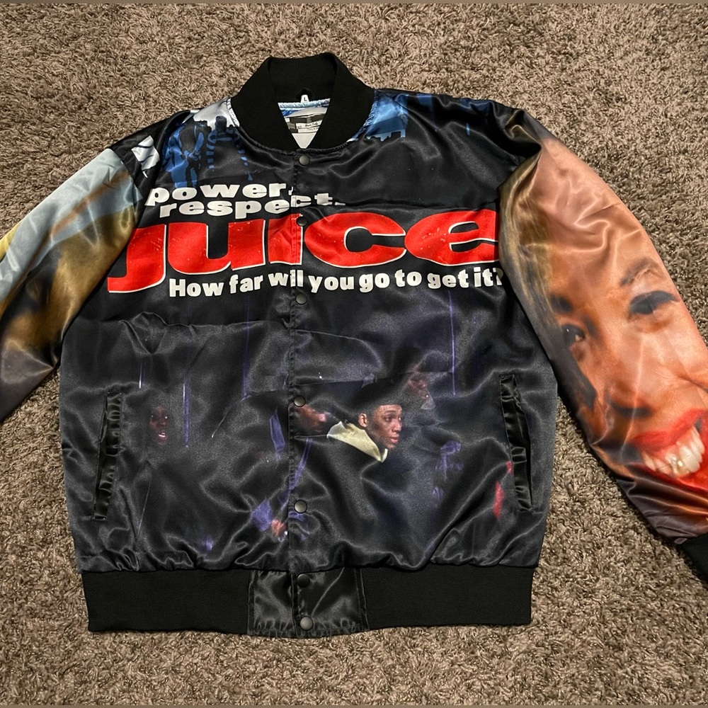 1992 Juice (movie) jacket. 2pac, Khalil Kain, Omar Epps & Jermaine Hopkins